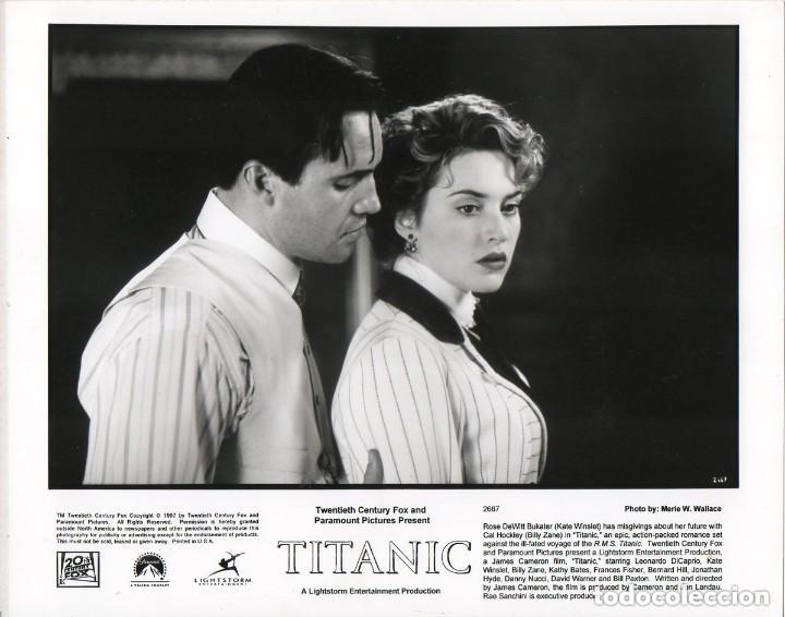 Cine: Fotograf&iacute;a Original Billy Zane Kate Winslet Titanic Merie W Wallace Paramount Fox 1997