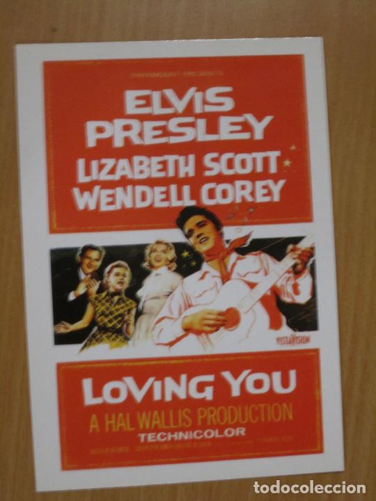Cine: loving you - elvis presley - postal - lizabeth scott