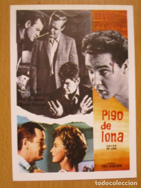 Cine: piso de lona - elvis presley - folleto reproduccion