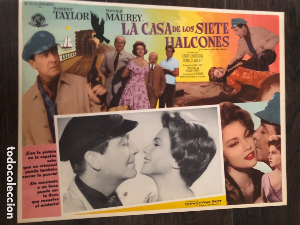 Cine: Fotocromo mexicano la casa de los siete halcones robert taylor linda christian