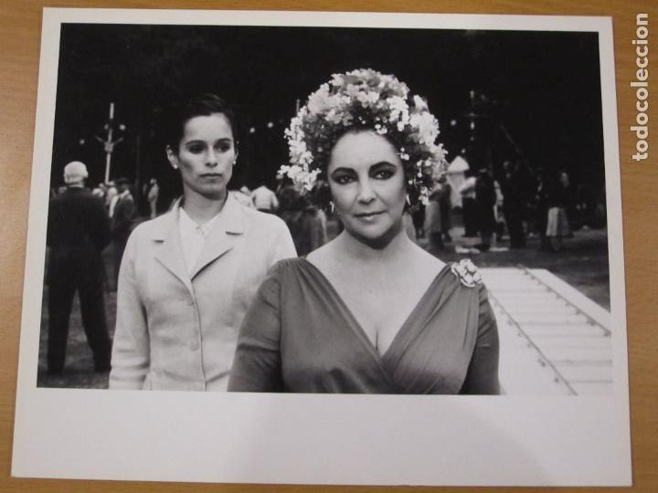 Cine: el espejo roto - foto original b/n - elizabeth taylor The Mirror Crack'd agatha christie
