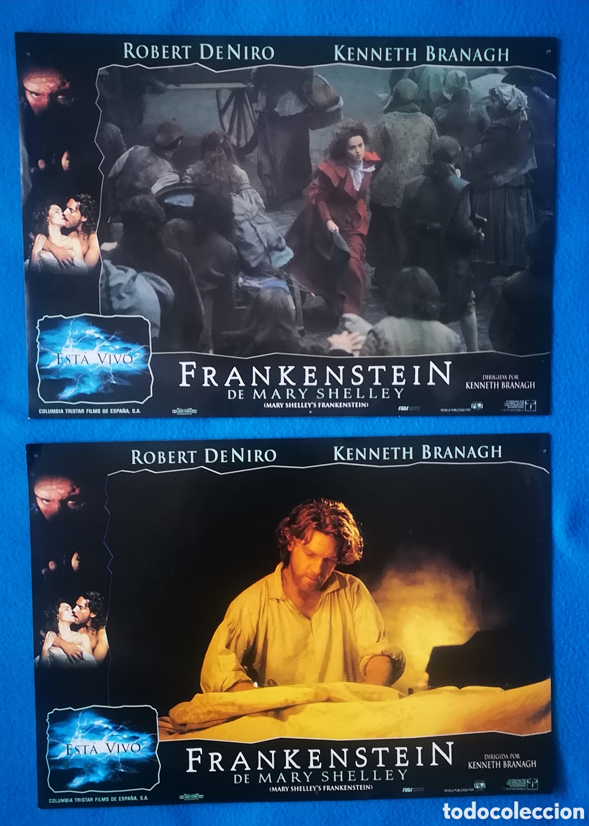 Cine: FRANKENSTEIN DE MARY SHELLEY - 2 FOTOCROMOS