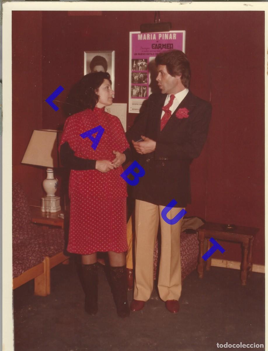 Cine: MARIA PINAR FERNANDO MARIN ACTRIZ CANTANTE EN CARMEN 20CM CHIPIONA SEVILLA FOTOGRAFIA J57