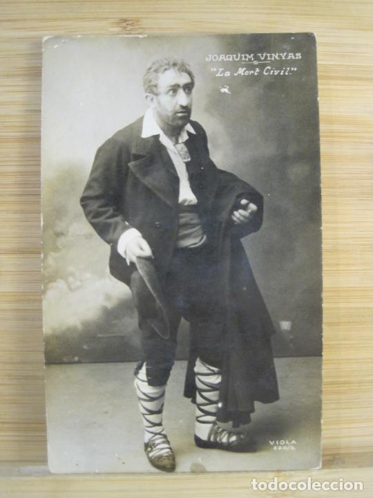 Kino: JOAQUIM VINYAS-LA MORT CIVIL-FOTOGRAFICA VIOLA-POSTAL ANTIGUA-(100.842)