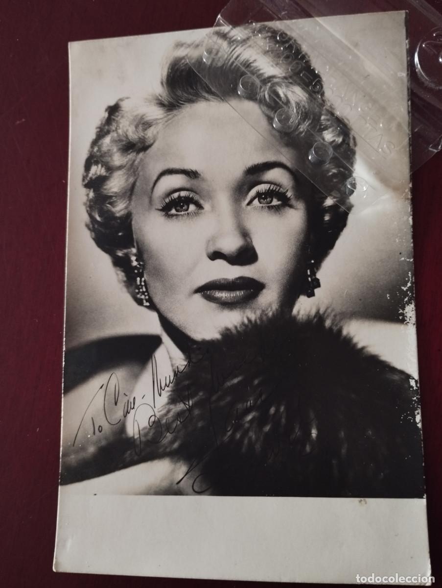 Cine: Foto postal con dedicatoria Jane Powell