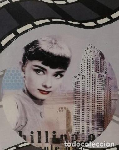 Cine: TARJETA PAPEL -9*13- AUDREY HEPBURN - ACTRIZ CINE