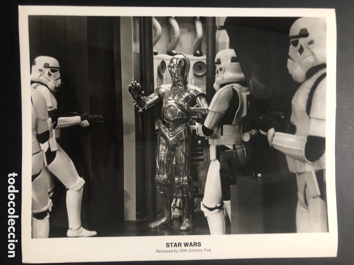 Cine: Foto original de anthony Daniels C 3PO star wars la guerra de las galaxias