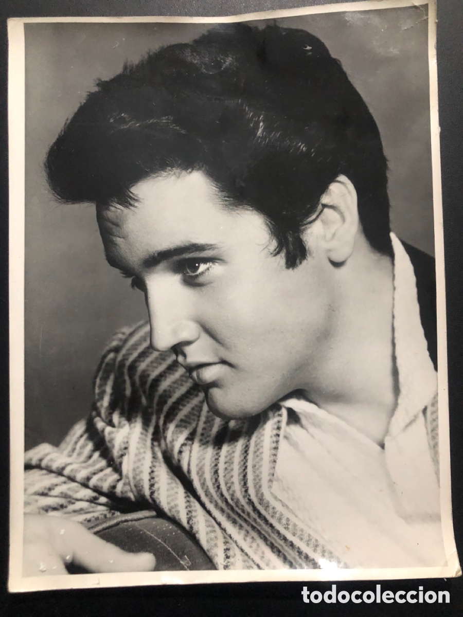 Cine: Foto original de elvis presley 18 x 24 cm