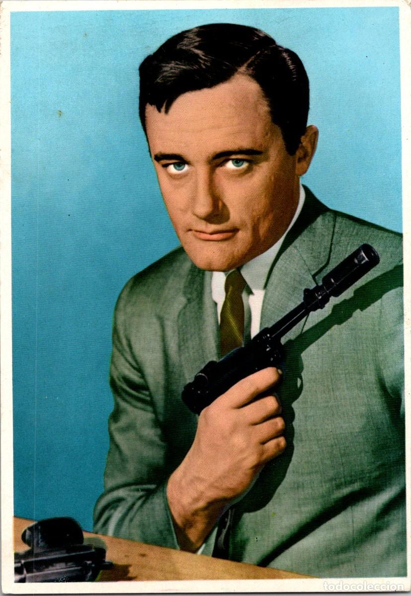 Cinema: Robert Vaughn - Ed. Eurocromo n&ordm; R. 014 - 152x106mm