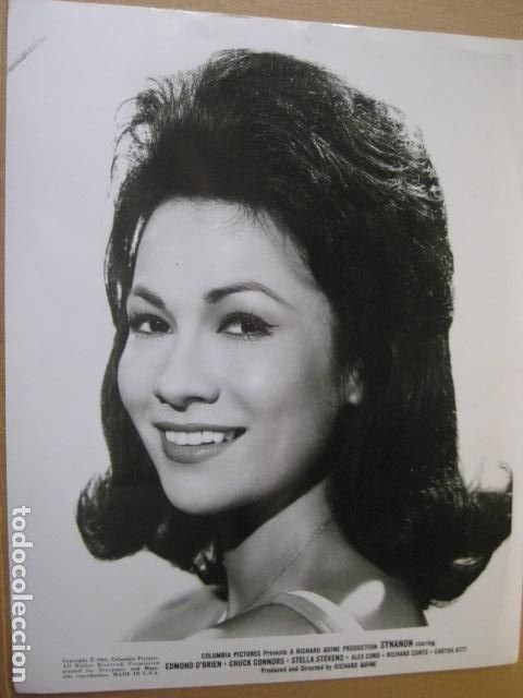 Cine: Barbara Luna - foto b/n original - Synanon - Richard Quine film