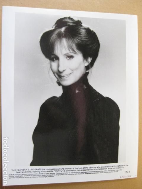 Cine: Barbra Streisand - foto b/n original - Yentl