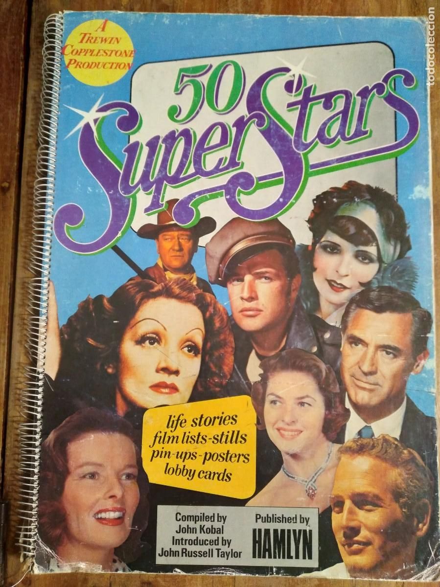 Cine: Antiguo Gran Libro-Super Stars-160 paginas-Cine-