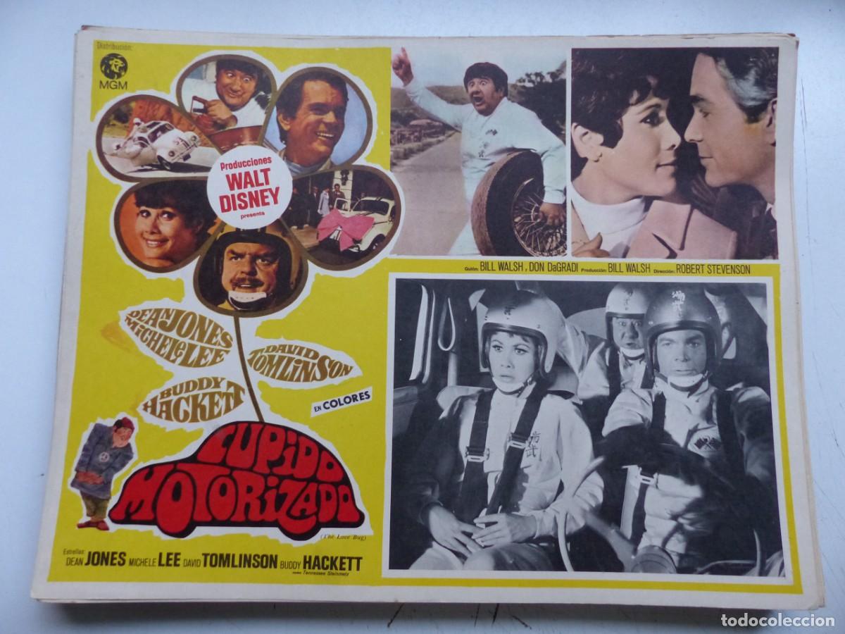 Cine: LOBBY CARD MEXICANO - CUPIDO MOTORIZADO, DEAN JONES, MICHELE LEE, WALT DISNEY