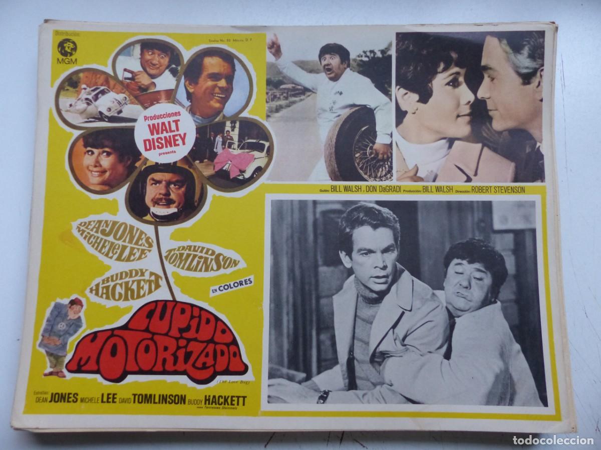 Cine: LOBBY CARD MEXICANO - CUPIDO MOTORIZADO, DEAN JONES, MICHELE LEE, WALT DISNEY