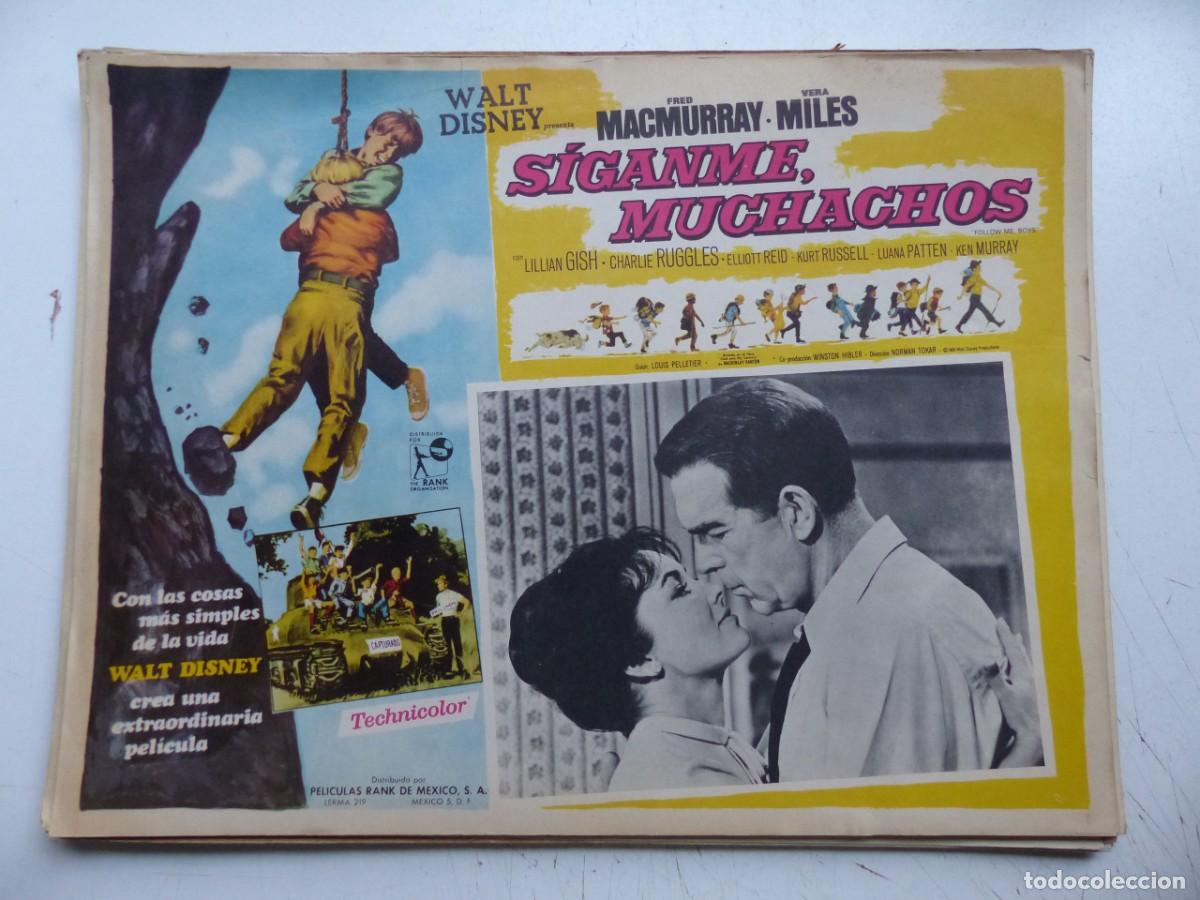 Cine: LOBBY CARD MEXICANO - SIGANME MUCHACHOS, FRED MACMURRAY, VERA MILES