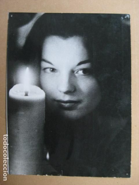 Cine: romy schneider - foto original b/n - film scene