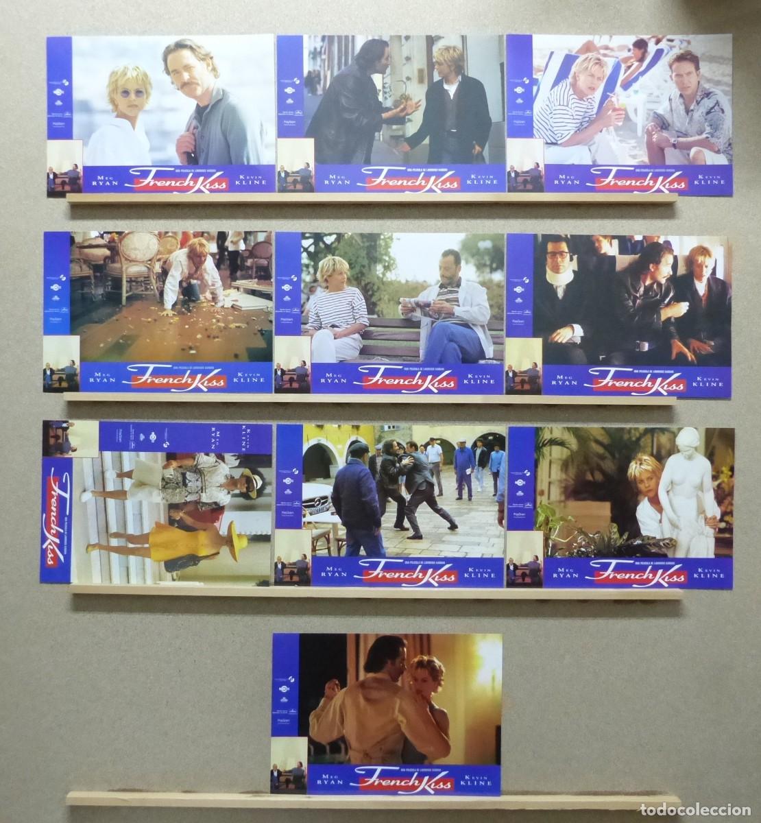 Kino: FRENCH KISS - MEG RYAN, kevin kline - SET COMPLETO 10 FOTOCROMOS