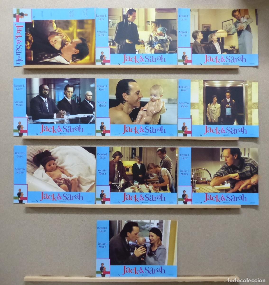 Cinema: JACK & SARAH - RICHARD E. GRANT, SAMANTHA MATHIS - SET COMPLETO 10 FOTOCROMOS