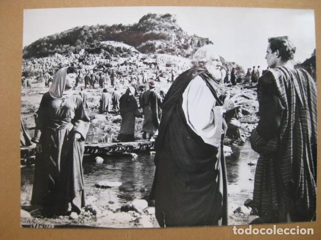 Cine: LOS DIEZ MANDAMIENTOS - FOTO ORIGINAL B/N - The ten commandments CECIL B DEMILLE charlton heston