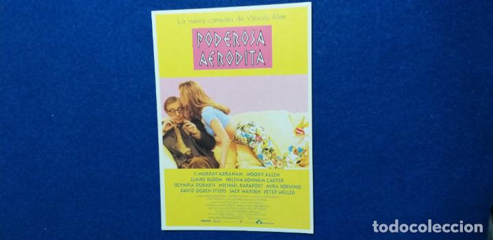 Cine: Postal de la pel&iacute;cula: PODEROSA AFRODITA. WOODY ALLEN. Lauren Films. Sin circular