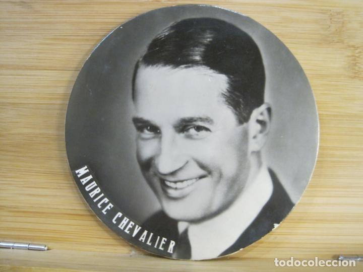 Kino: MAURICE CHEVALIER-TIPO POSAVASOS FOTOGRAFICO DE CINE-VER FOTOS-(K-9303)