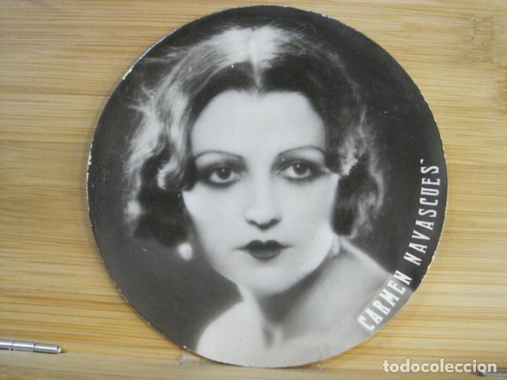 Kino: CARMEN NAVASCUES-TIPO POSAVASOS FOTOGRAFICO DE CINE-VER FOTOS-(K-9303)