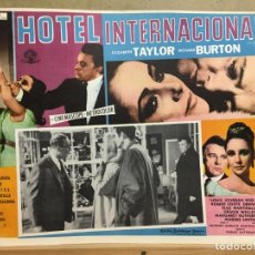Cine: ABS57 HOTEL INTERNACIONAL ELIZABETH TAYLOR LOBBY CARD ORIGINAL MEXICANO. Lote 397202964