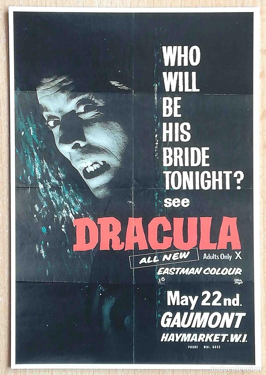 Cine: Postal de la pel&iacute;cula Dracula. Who will bne his bride tonight, 1958