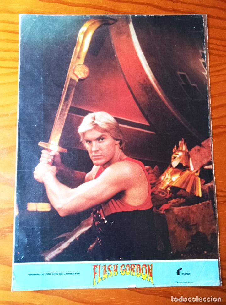 Kino: FLASH GORDON. SAM J. JONES... 1 FOTOCROMO CARTEL TAQUILLA - 35x25cm.