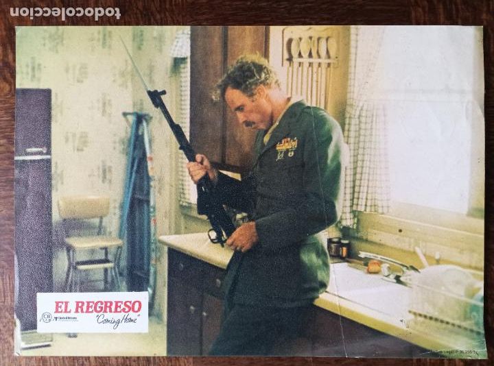 Cine: EL REGRESO COMING HOME, BRUCE DERN... 1 FOTOCROMO CARTEL TAQUILLA 35x25cm.