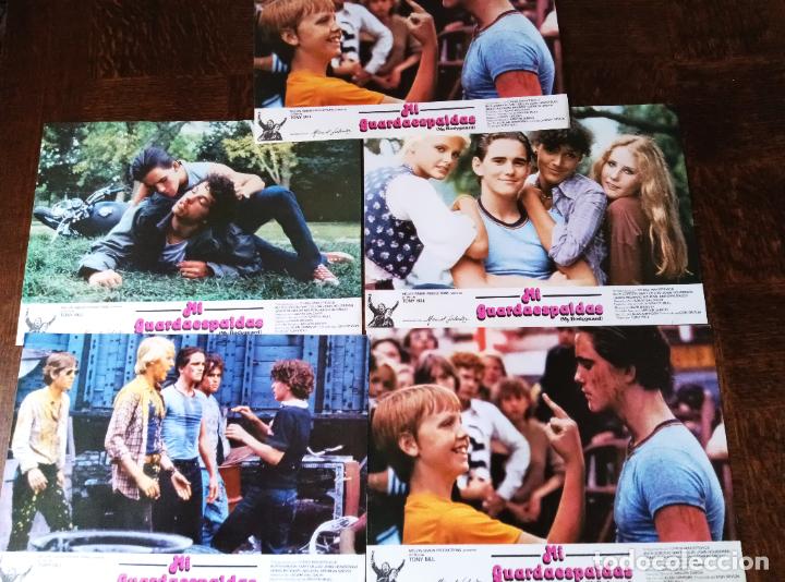 Cine: MI GUARDAESPALDAS, MATT DILLON, CHRIS MAKEPEACE... 5 FOTOCROMOS CARTEL TAQUILLA 35x25cm.