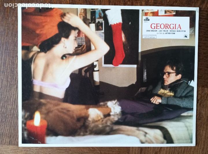 Cinema: GEORGIA, ARTHUR PENN, JODI THELEN... 1 FOTOCROMO CARTEL TAQUILLA 35x25cm.