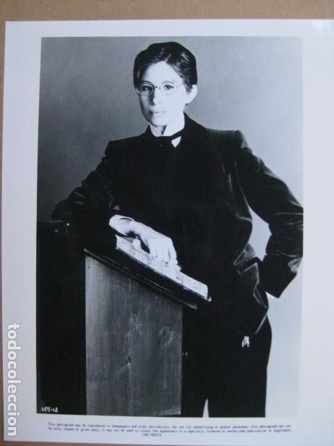 Cine: Barbra Streisand - foto original b/n - yentl