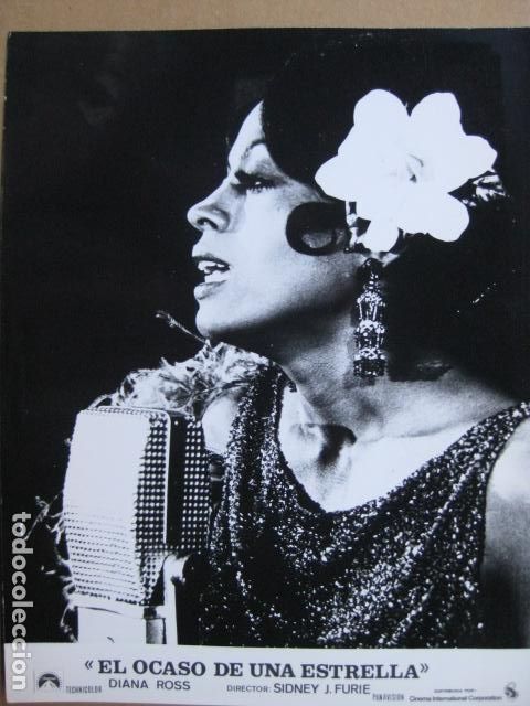 Cine: diana ross - foto original b/n - el ocaso de una estrella Lady Sings the Blues
