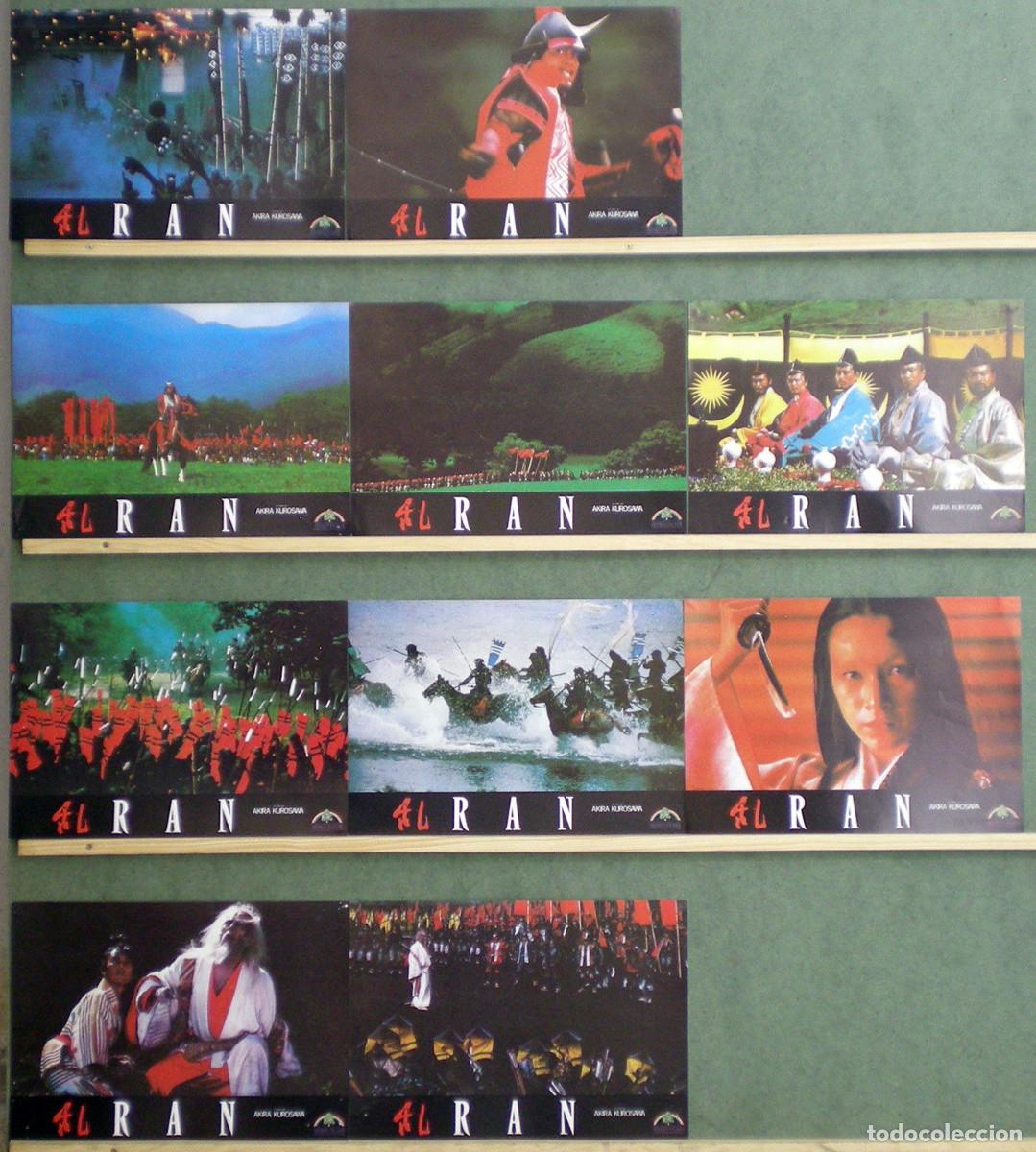 Cine: RU85D RAN AKIRA KUROSAWA SET COMPLETO 10 FOTOCROMOS ORIGINAL ESTRENO