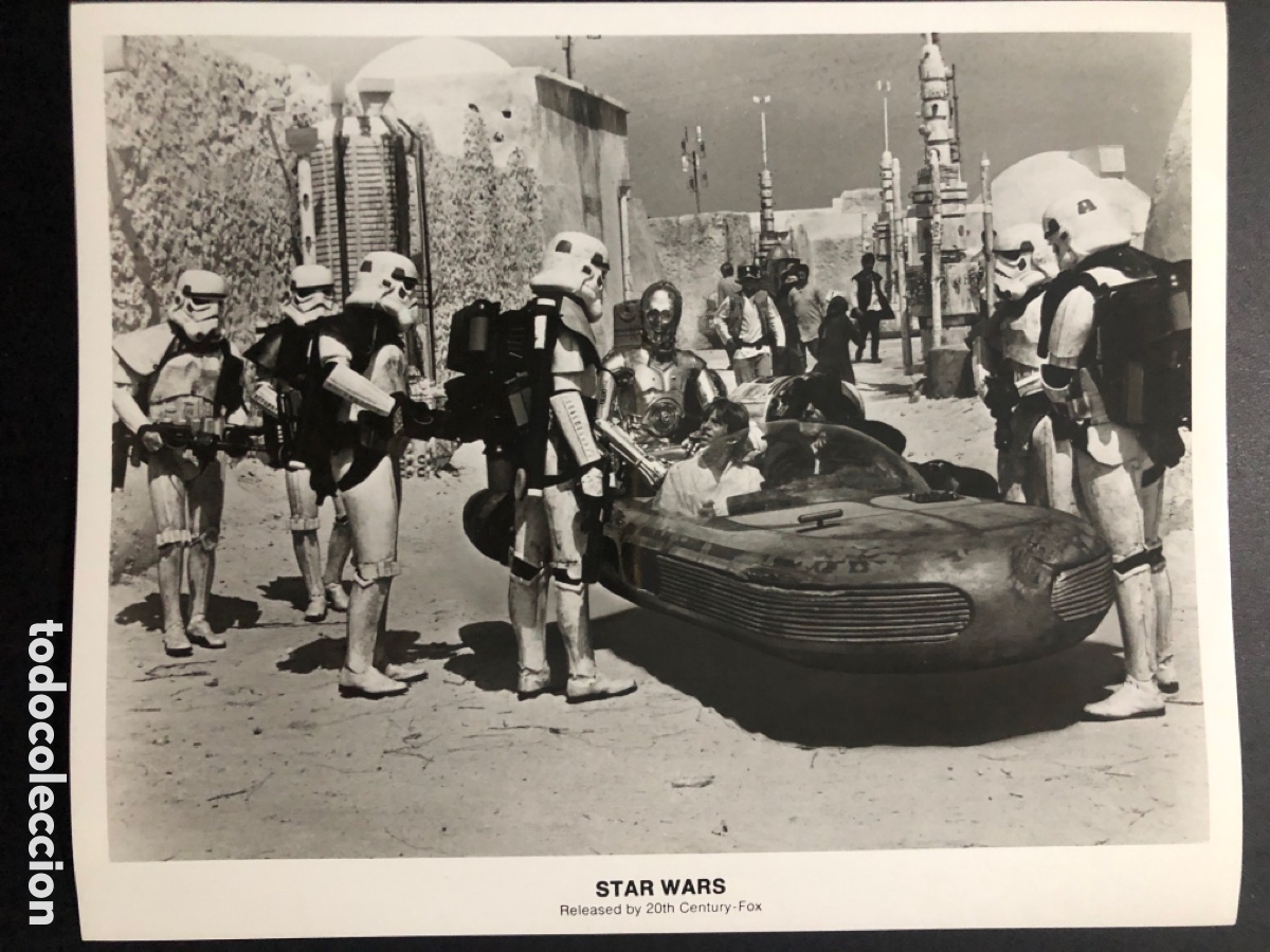 Cine: Foto original de Mark hamill Alec Guinness Anthony Daniels star wars la guerra de las galaxias