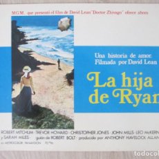 Cine: LA HIJA DE RYAN ROBERT MITCHUM TREVOR HOWARD 11 FOTOCROMOS F241. Lote 400293544