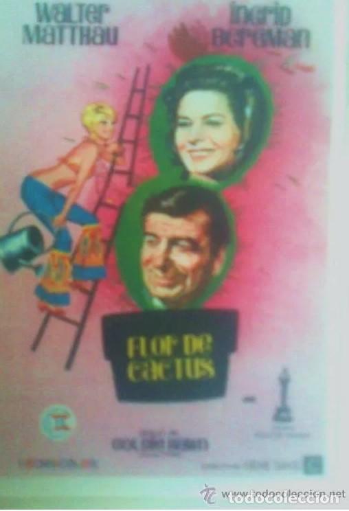 Cinema: FOLLETO DE MANO - FLOR DE CACTUS 1969