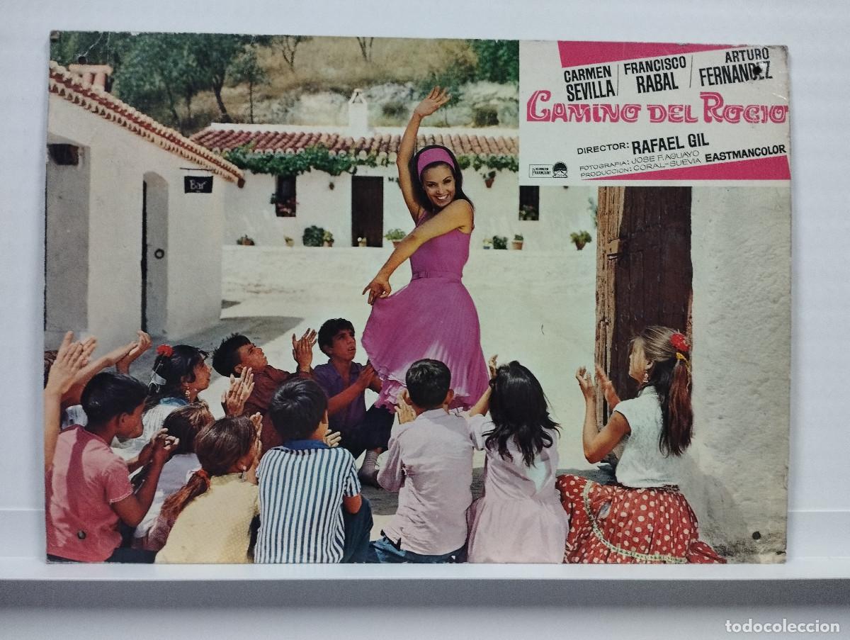 Cine: Camino del Roc&iacute;o. Carmen Sevilla FOTOCROMO DE CARTON
