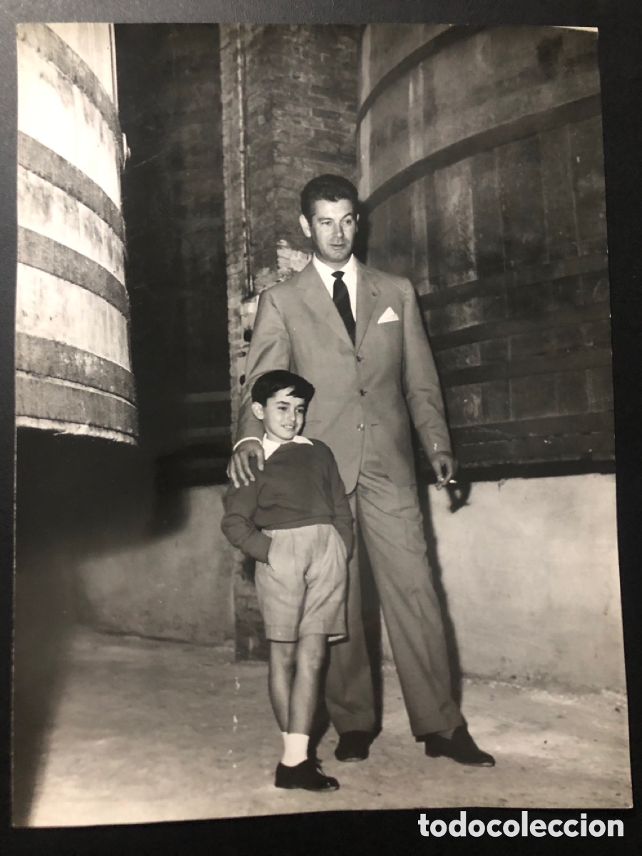 Cine: Foto original del actor infantil joselito y Jos&eacute; Su&aacute;rez foto alfredo Madrid 18 x 24 cm