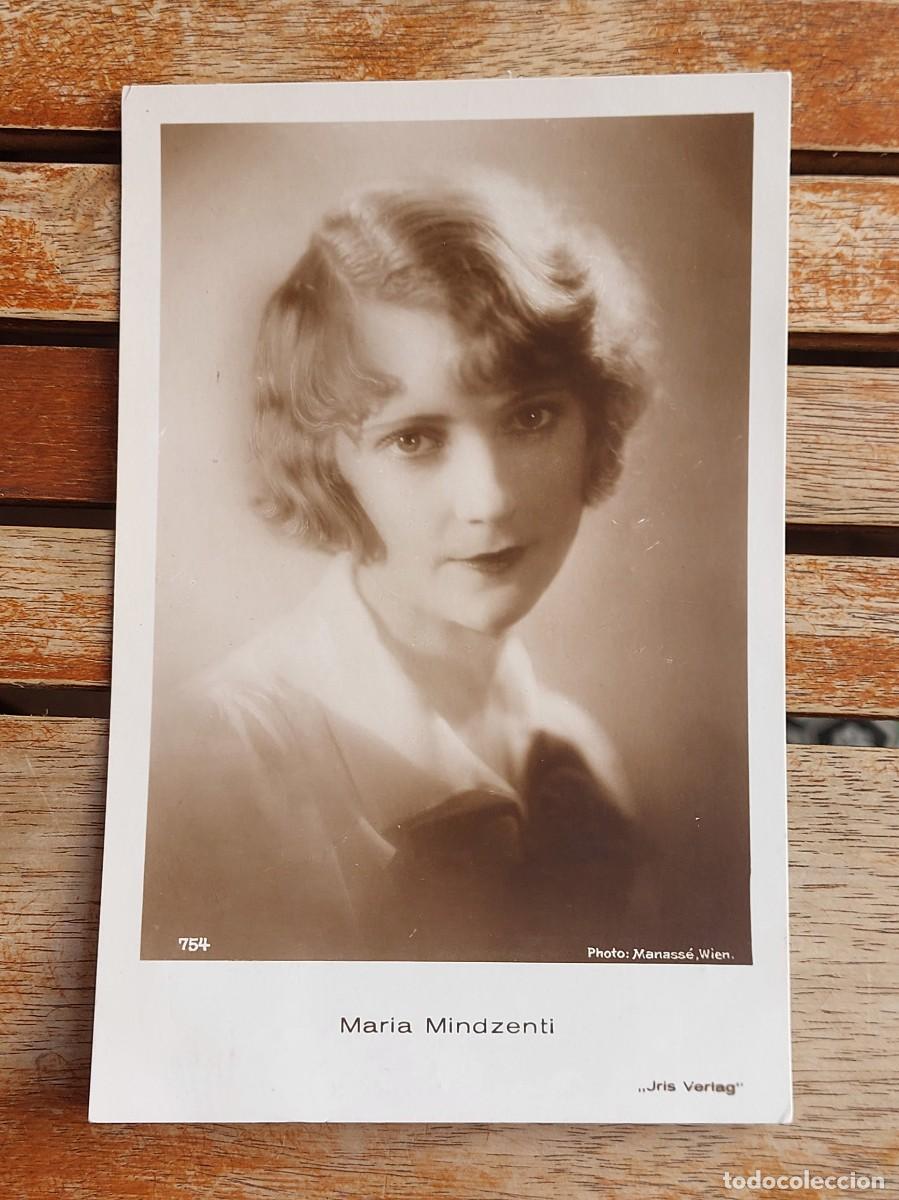 Cinema: POSTAL CINE - MARIA MINDZENTI - Procedencia: Pa&iacute;ses Bajos - N&ordm; 754 - Foto: Manass&eacute;, Viena - 1927