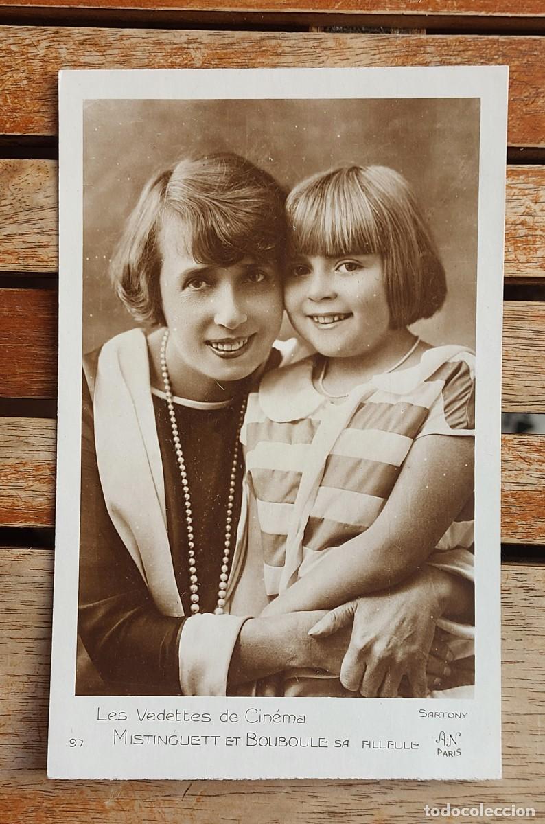 Cinema: POSTAL CINE - MISTINGUETT Y SU HIJA BOUBOULE - Colecci&oacute;n &rdquo;Les Vedettes de Cin&eacute;ma&rdquo; - N&ordm; 97