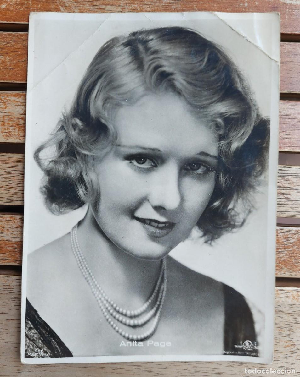 Cinema: POSTAL CINE - ANITA PAGE - METRO GOLDWYN MAYER - N&ordm; 586