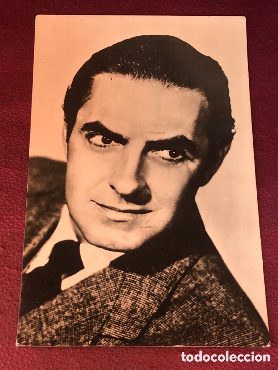 Cine: FOTO TARJETA TIPO POSTAL CROMO CINE TYRONE POWER