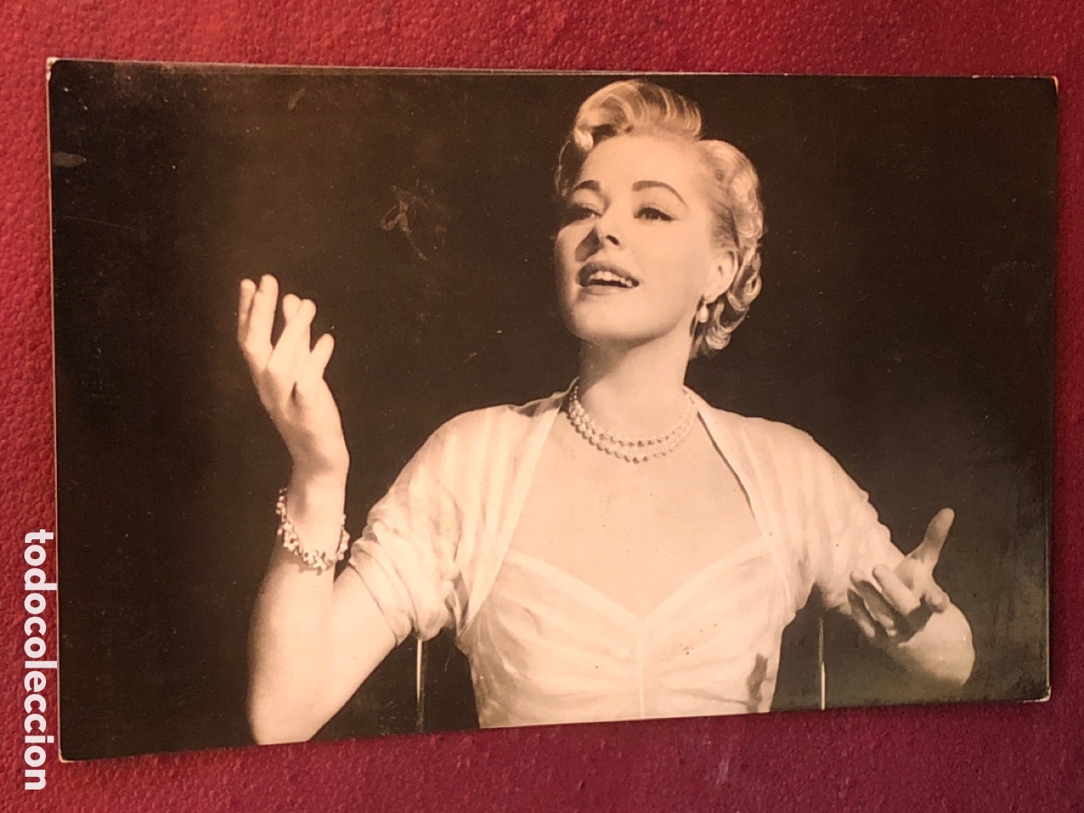 Cine: FOTO TARJETA TIPO POSTAL CROMO CINE ELEANOR PARKER