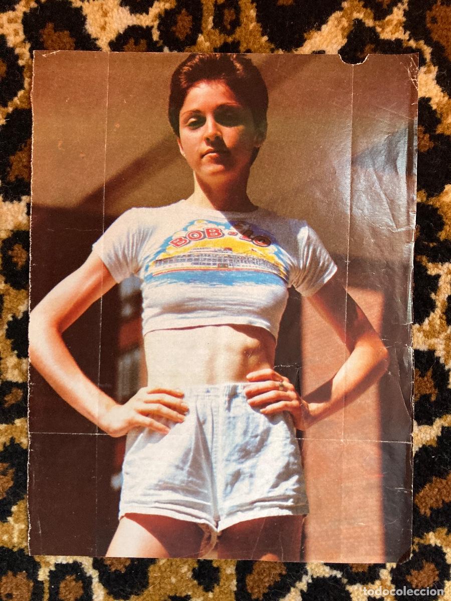 Cine: Poster procedente de revista de Madonna (tama&ntilde;o p&aacute;gina, a&ntilde;os 70, Espa&ntilde;a)