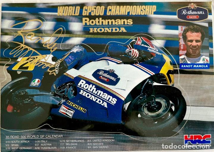 Cine: FOTOGRAFIA ROTHMANS. HONDA. GP 500. DE ARCHIVO FOTOGRAFO. 15 X 10 CM