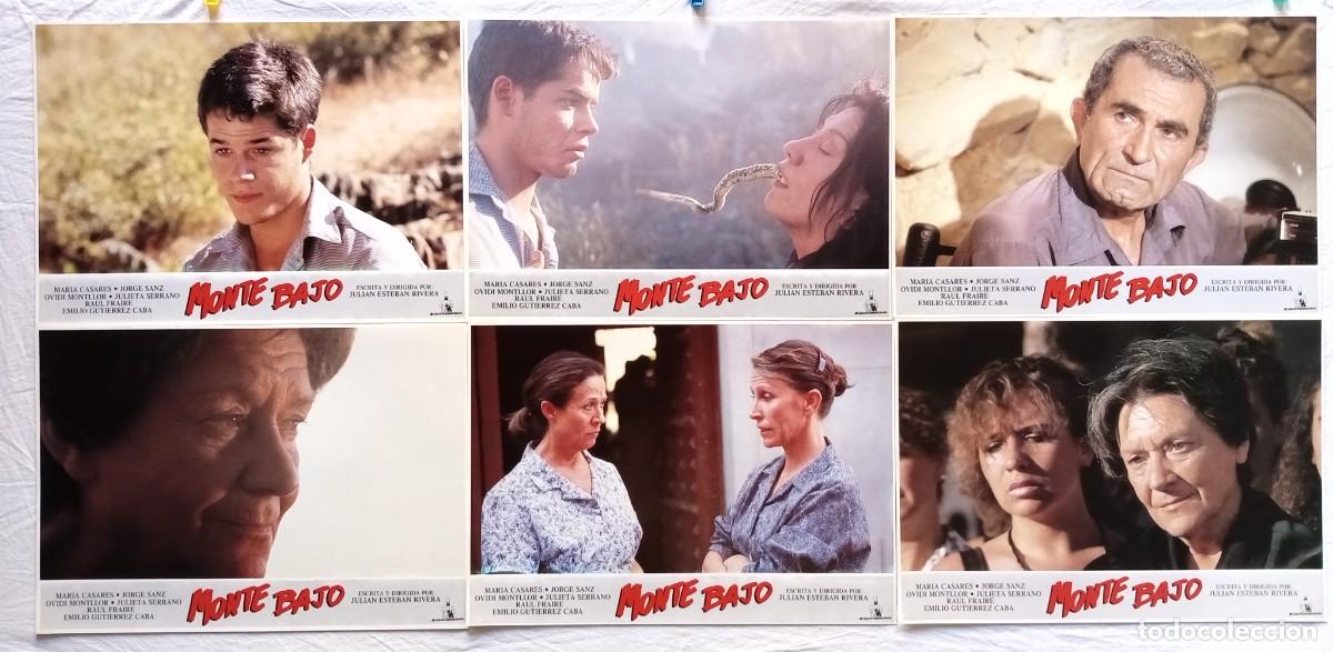 Cine: Monte bajo. 6 Fotocromos. Jorge Sanz, Mar&iacute;a Casares, Ovidi Montllor, Julieta Serrano, Ra&uacute;l Fraire