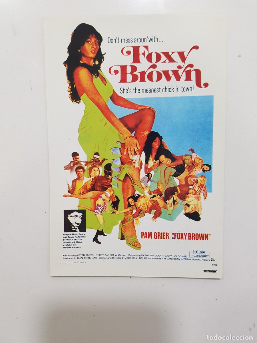 postal pelicula foxy brown. blaxploitation. s/c - Compra venta en  todocoleccion