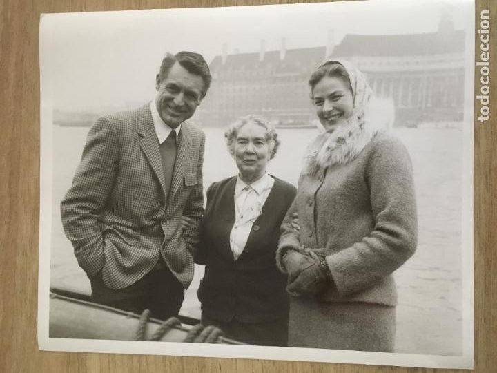 Cine: cary grant inglrid bergman foto original antigua